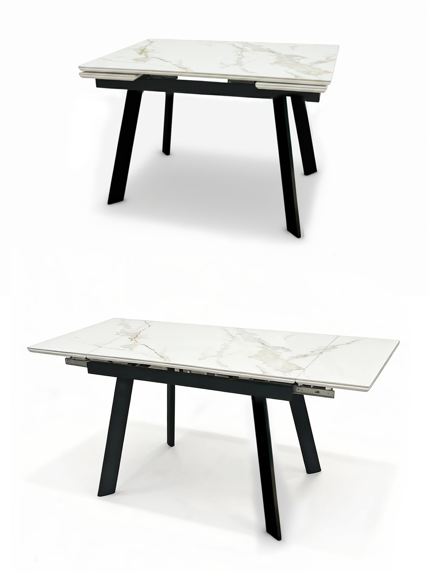 Стол "Рикон" 1200*800 (ноги профиль 60*30) с керамогранитной столешницей            